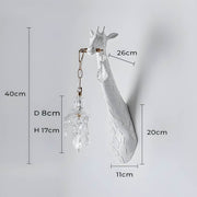 Huckleberry Form Resin Wall Sconce — gallery image 14
