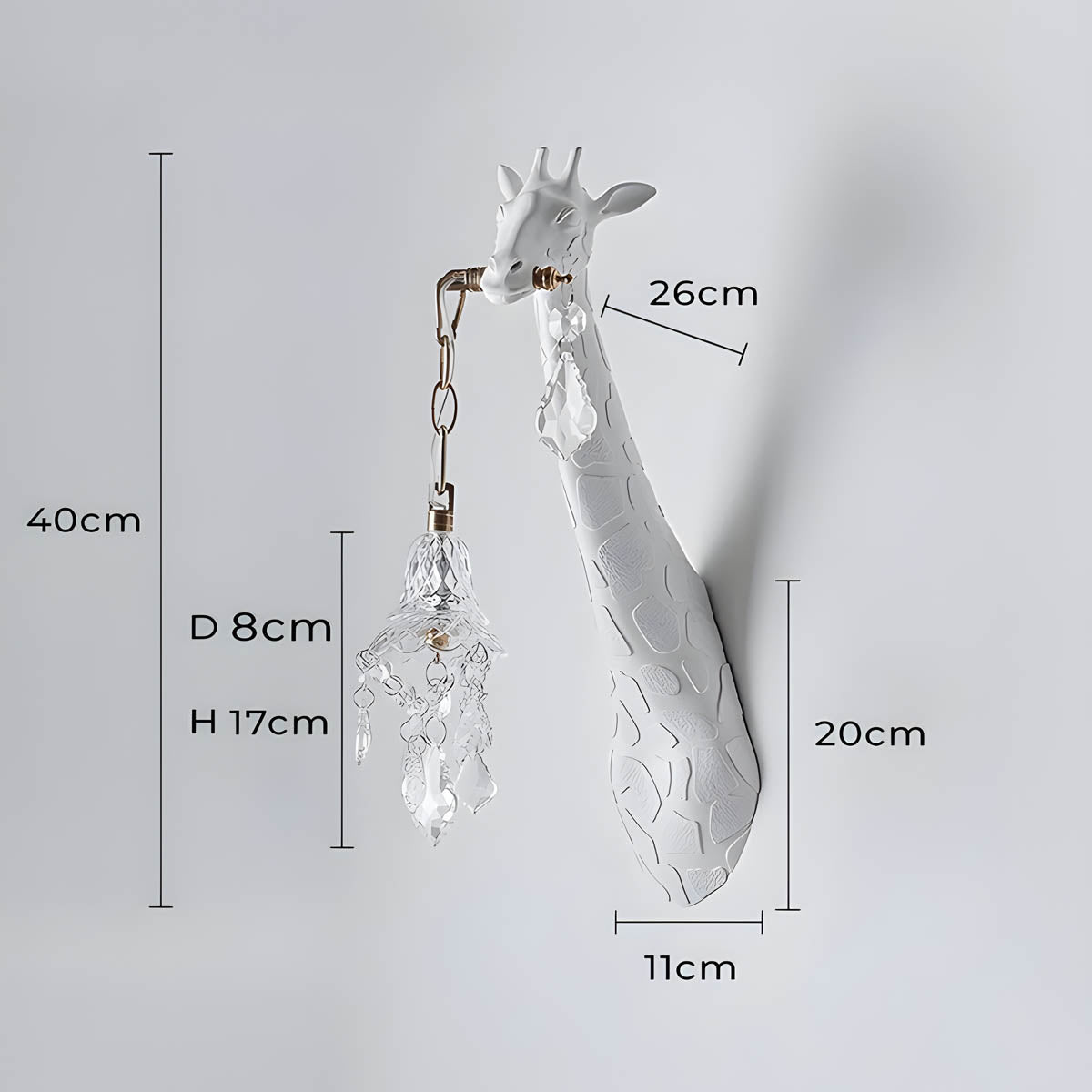 Huckleberry Form Resin Wall Sconce — gallery image 14