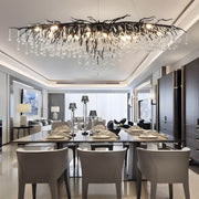 Larchwood Form Crystal Chandelier — gallery image 3