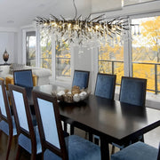 Larchwood Form Crystal Chandelier — gallery image 5