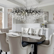 Larchwood Form Crystal Chandelier — gallery image 16