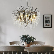 Larchwood Form Crystal Chandelier — gallery image 2