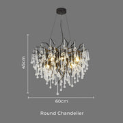 Larchwood Form Crystal Chandelier — gallery image 11