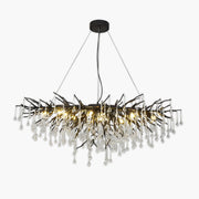 Larchwood Form Crystal Chandelier — gallery image 1