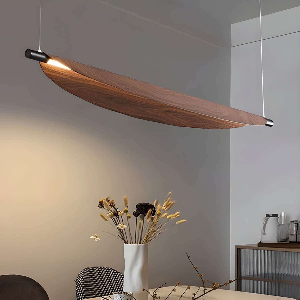 Mapledale Form Wood Pendant Light — gallery image 2