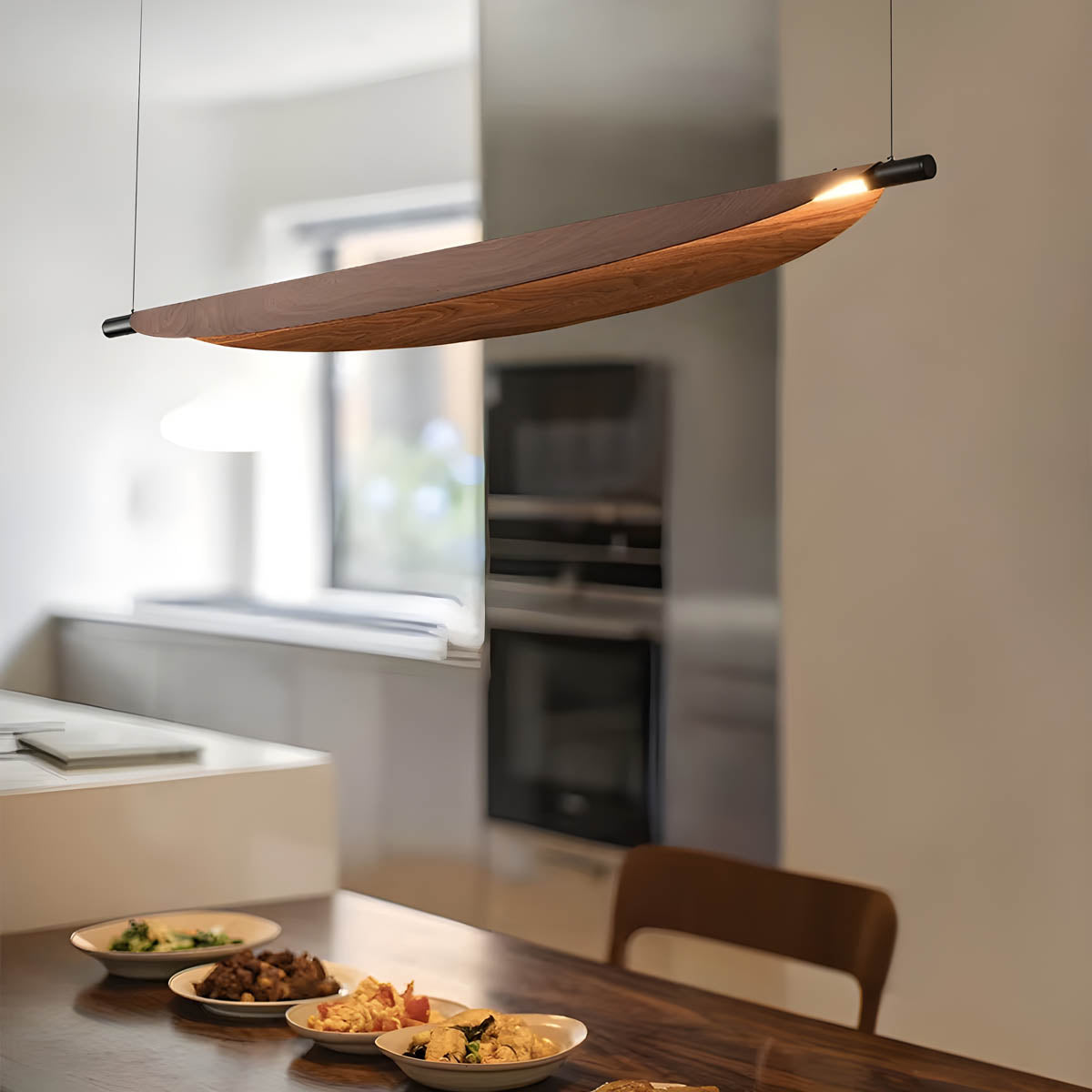 Mapledale Form Wood Pendant Light — gallery image 5