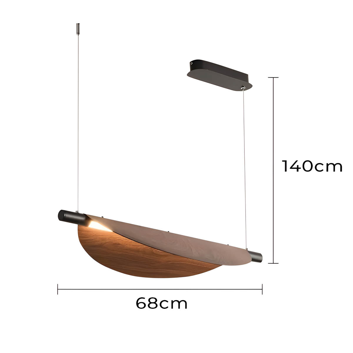 Mapledale Form Wood Pendant Light — gallery image 17