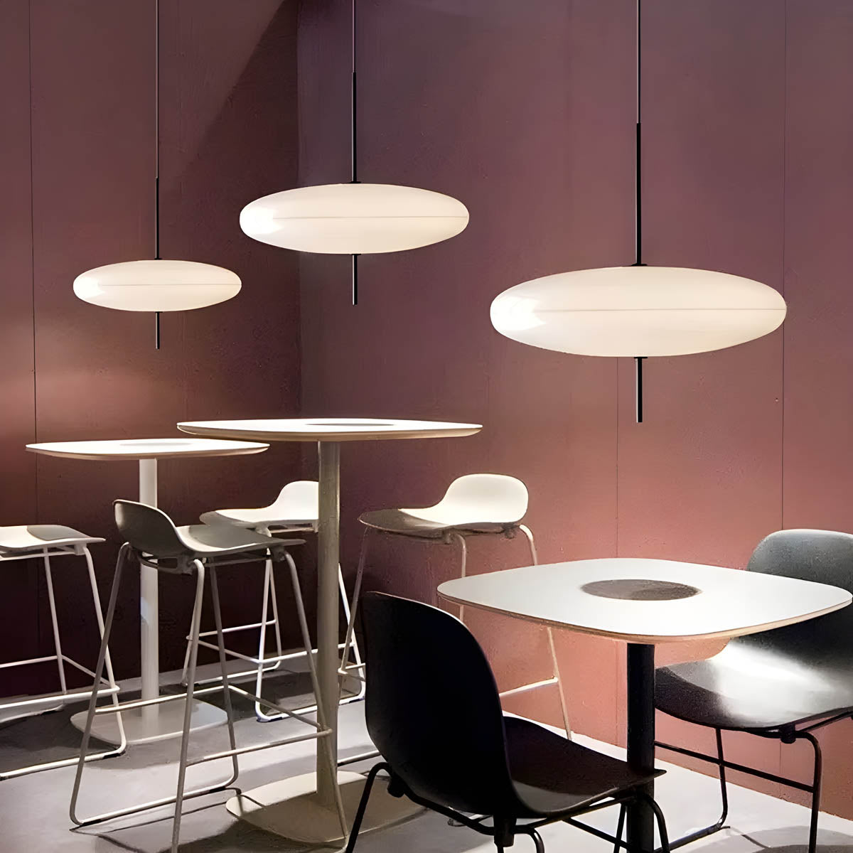 Pemberley Form Acrylic Pendant Light — gallery image 5