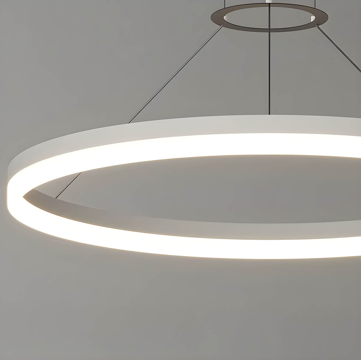 Silverwood Form Aluminum Chandelier — gallery image 8