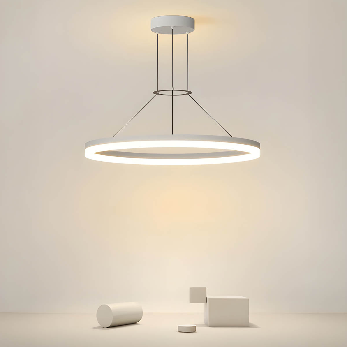 Silverwood Form Aluminum Chandelier — gallery image 6