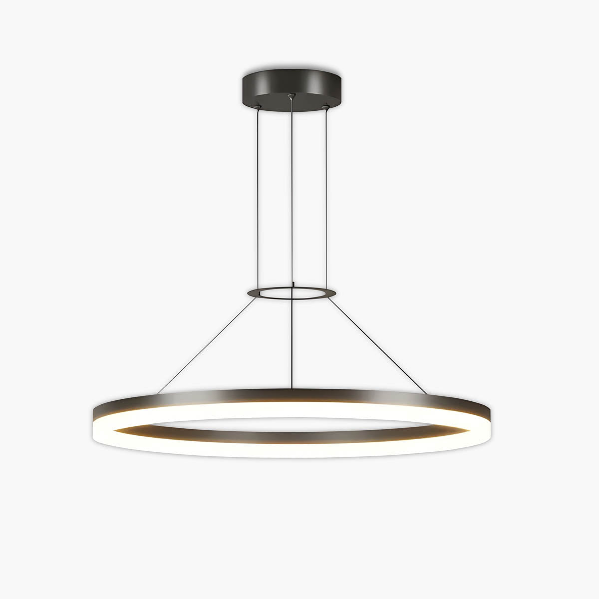 Silverwood Form Aluminum Chandelier — gallery image 1