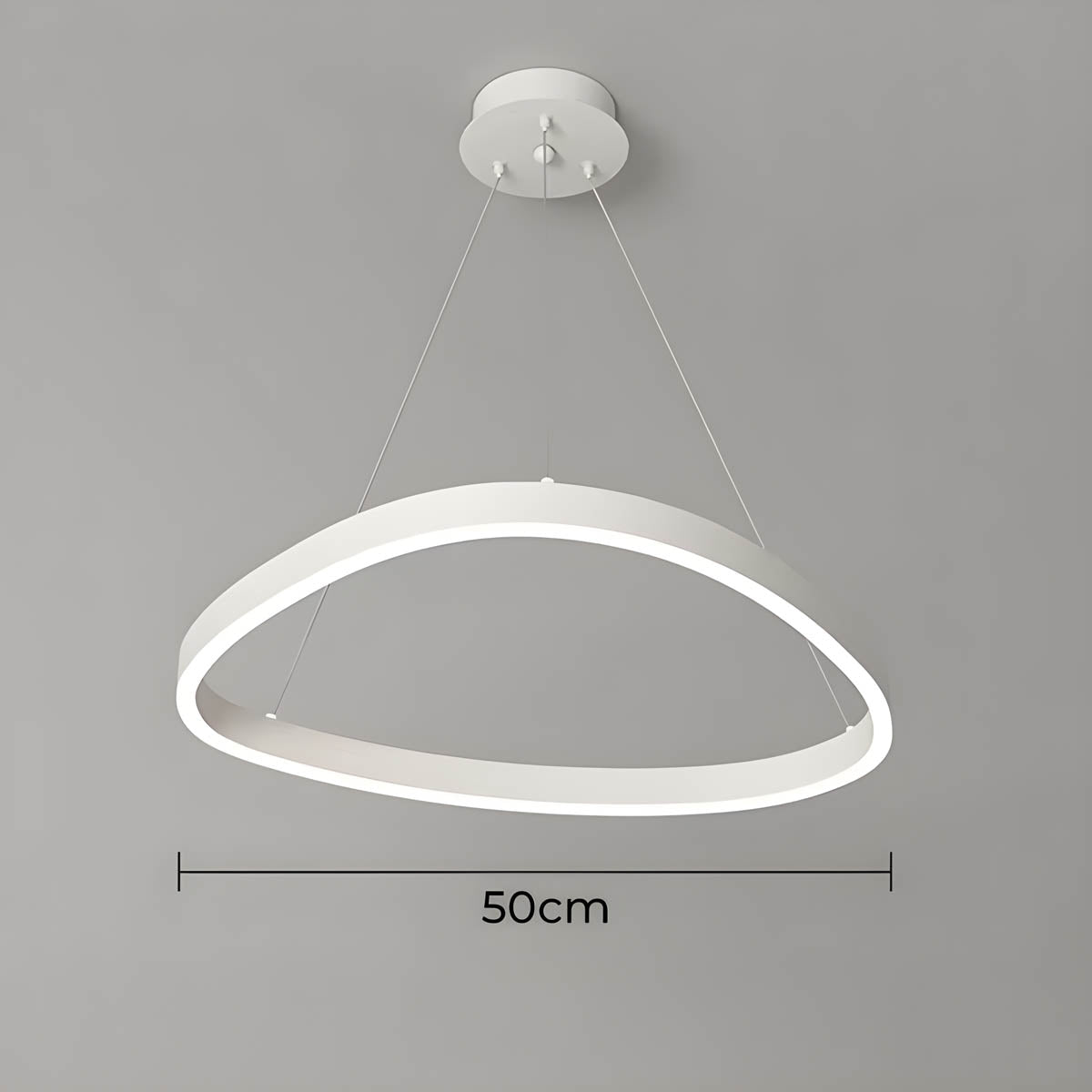 Woodford Form Aluminum Chandelier — gallery image 16