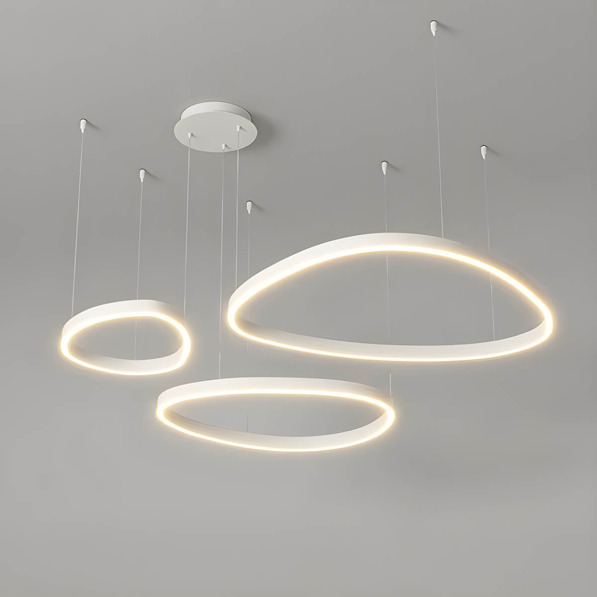 Woodford Form Aluminum Chandelier — gallery image 8