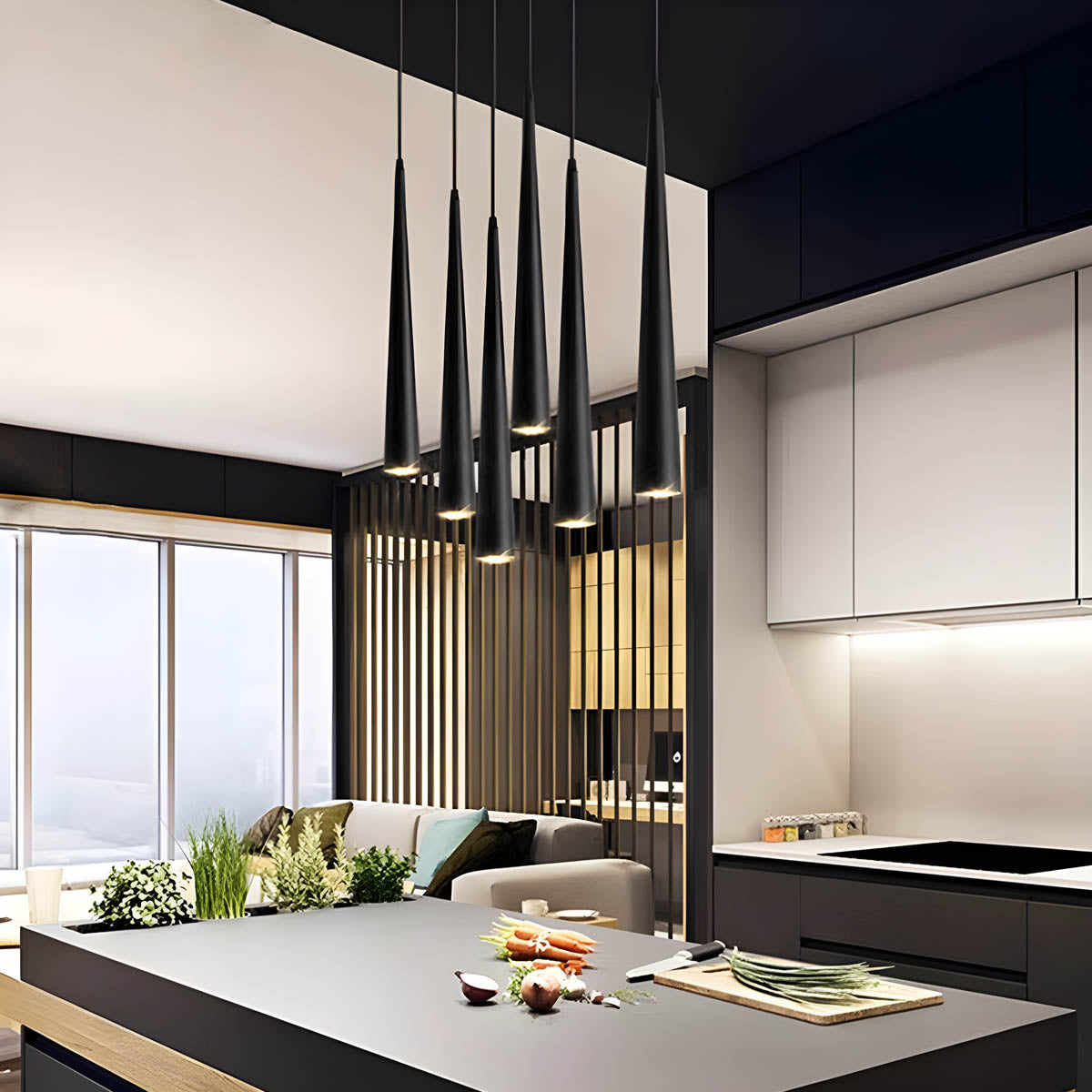Ashford Beam Aluminum Pendant Light — gallery image 3