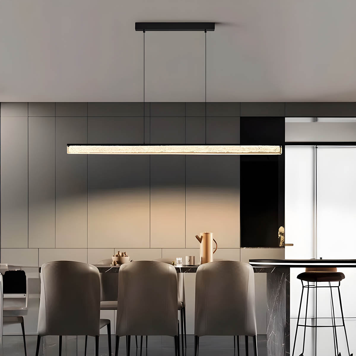 Alder Beam Resin Pendant Light — gallery image 3