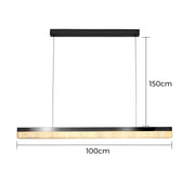 Alder Beam Resin Pendant Light — gallery image 12