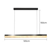 Alder Beam Resin Pendant Light — gallery image 13
