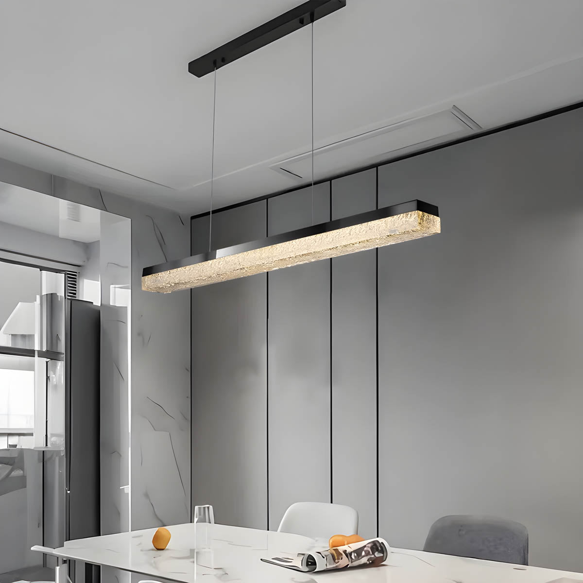 Alder Beam Resin Pendant Light — gallery image 6