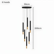 Bracken Beam Aluminum Chandelier — gallery image 14