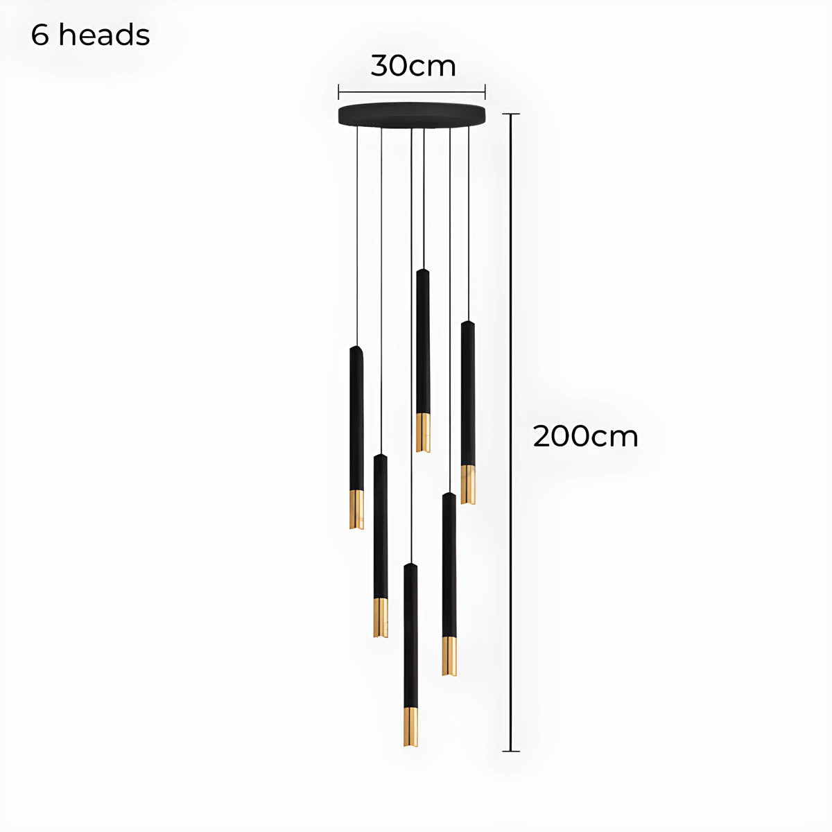 Bracken Beam Aluminum Chandelier — gallery image 14