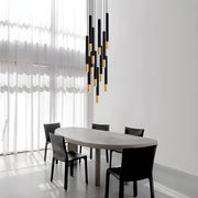 Bracken Beam Aluminum Chandelier — gallery image 3