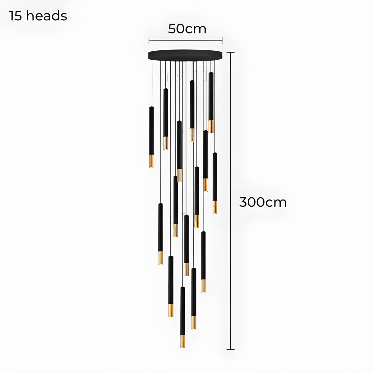 Bracken Beam Aluminum Chandelier — gallery image 18