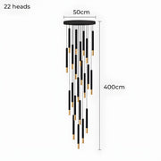 Bracken Beam Aluminum Chandelier — gallery image 20