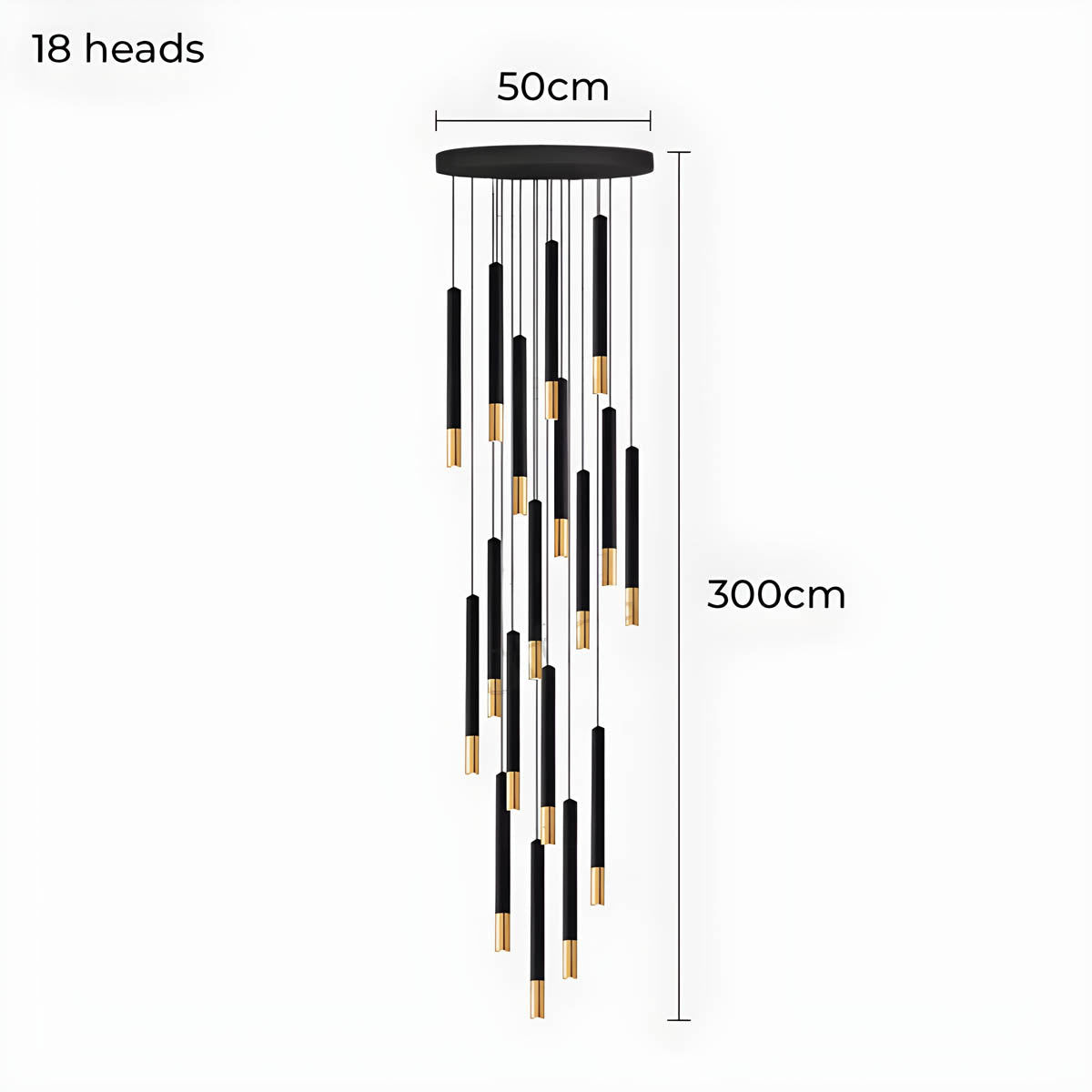 Bracken Beam Aluminum Chandelier — gallery image 19