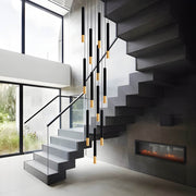 Bracken Beam Aluminum Chandelier — gallery image 8