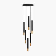 Bracken Beam Aluminum Chandelier — gallery image 1