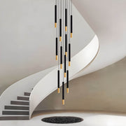 Bracken Beam Aluminum Chandelier — gallery image 2