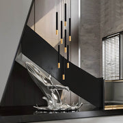 Bracken Beam Aluminum Chandelier — gallery image 4