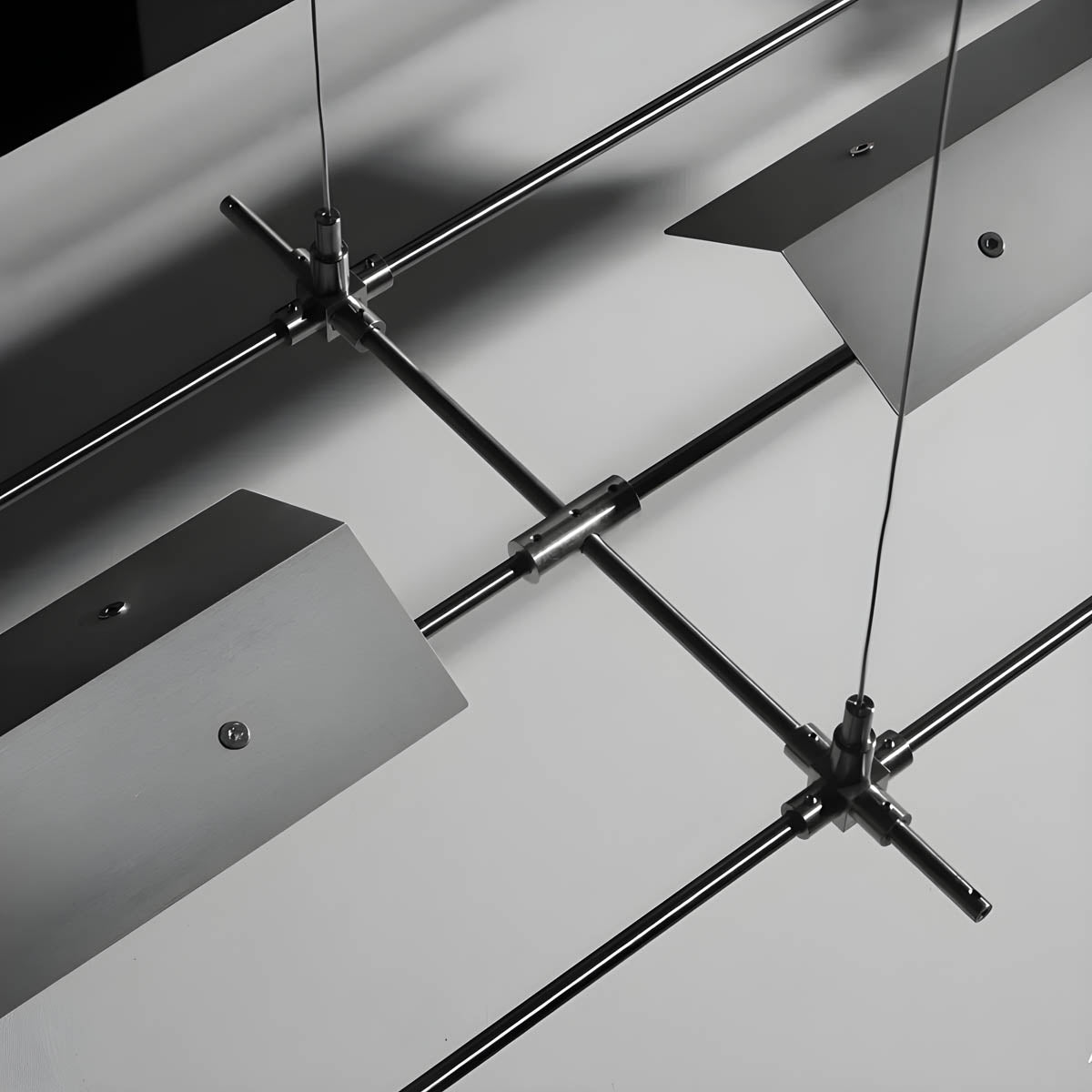 Cedar Beam Stainless Steel Pendant Light — gallery image 10
