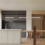 Cedar Beam Stainless Steel Pendant Light — gallery image 5