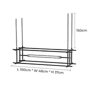 Cedar Beam Stainless Steel Pendant Light — gallery image 18