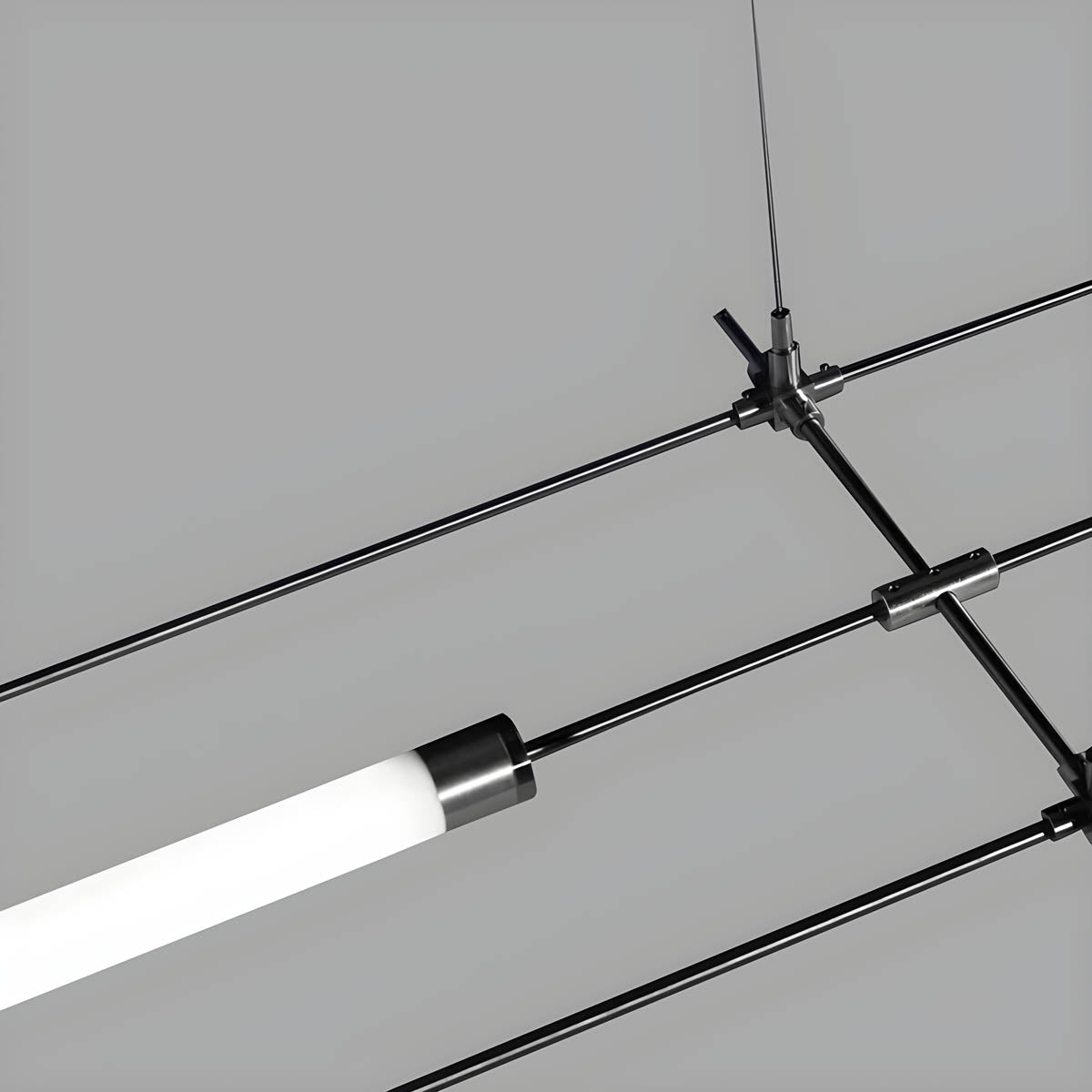 Cedar Beam Stainless Steel Pendant Light — gallery image 11