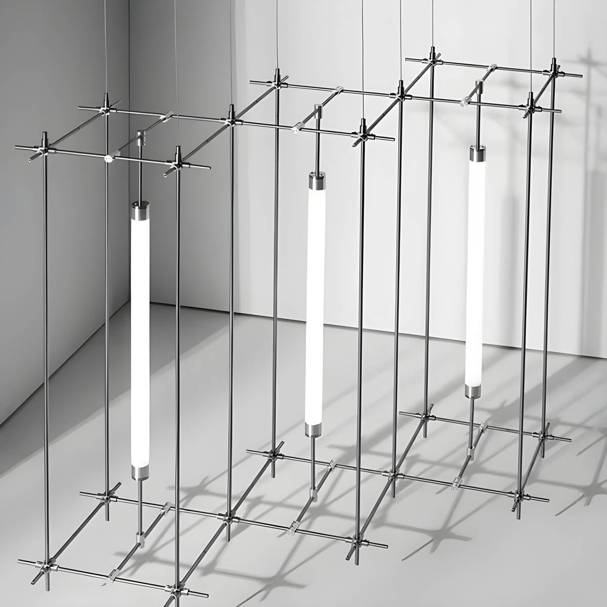 Cedar Beam Stainless Steel Pendant Light — gallery image 8