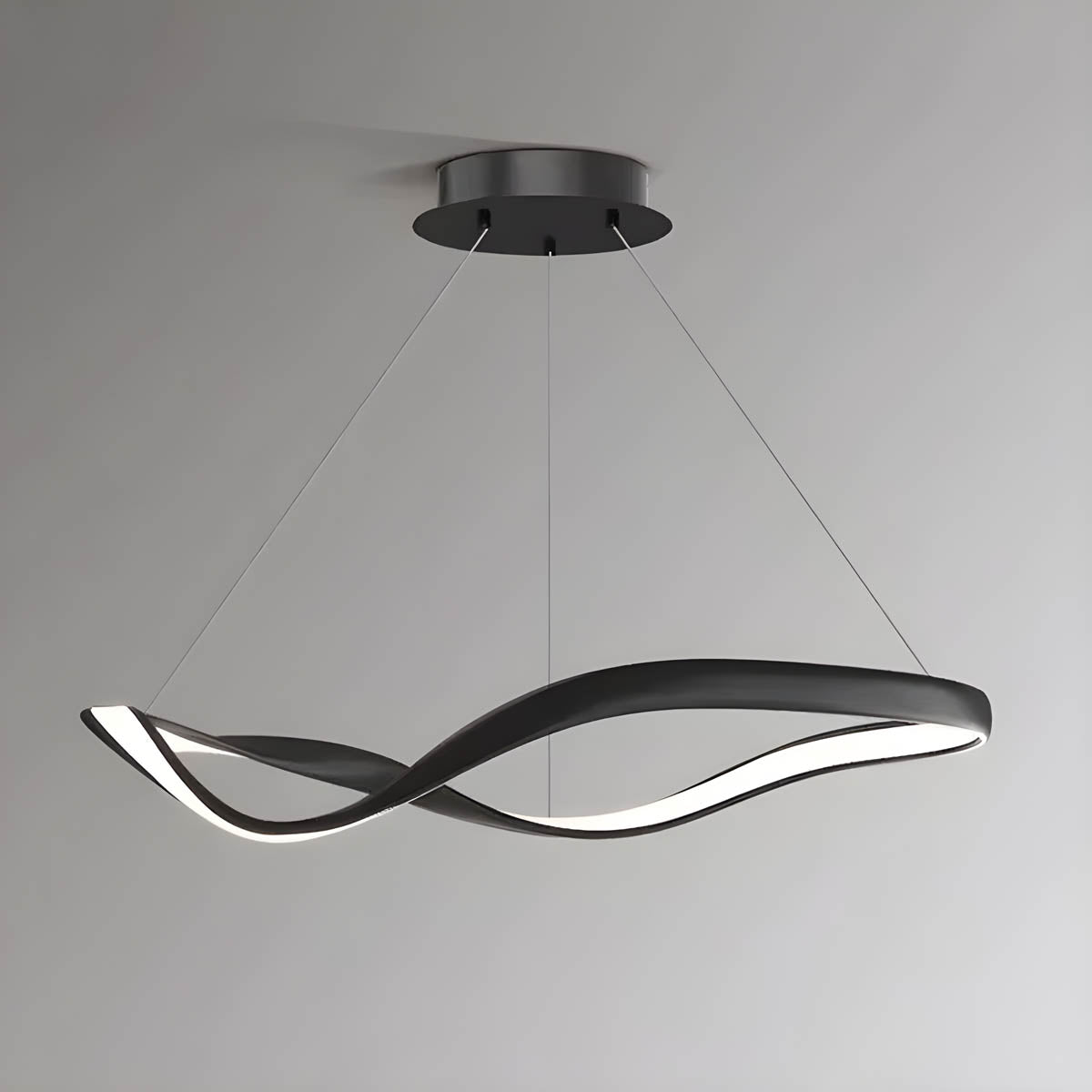 Rowan Beam Aluminum Chandelier — gallery image 13