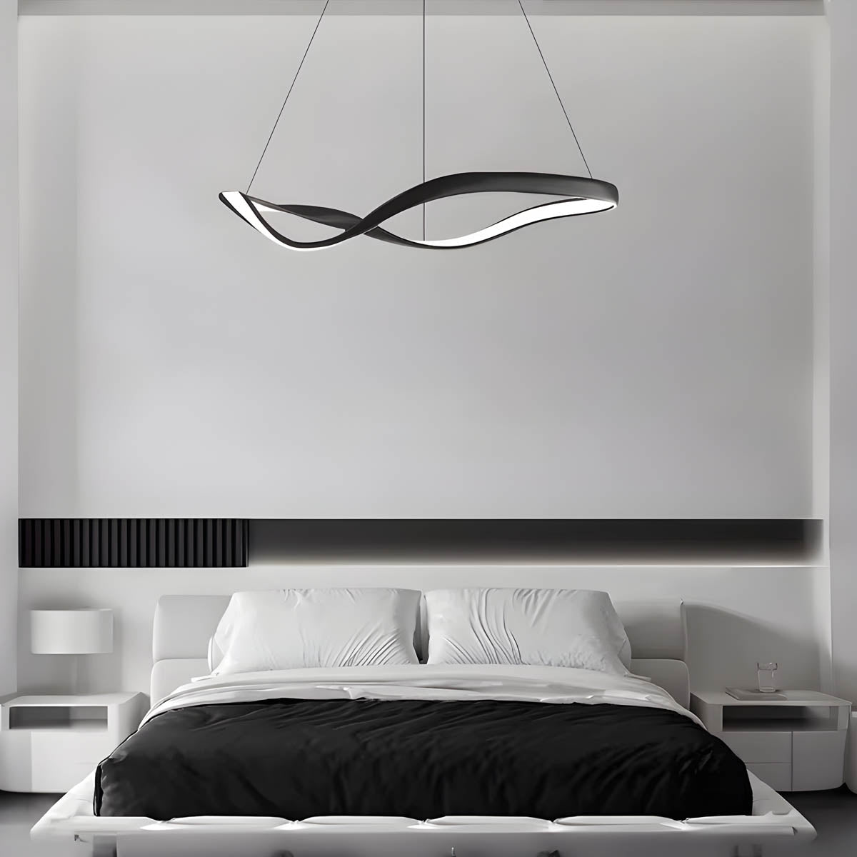 Rowan Beam Aluminum Chandelier — gallery image 5