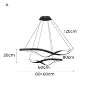 Rowan Beam Aluminum Chandelier — gallery image 18