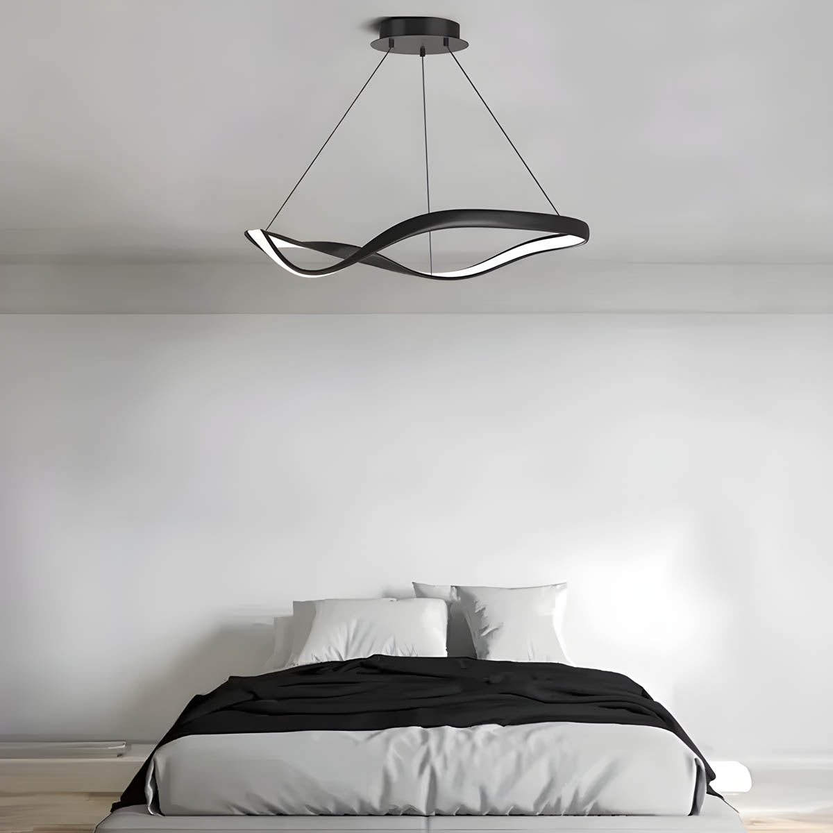 Rowan Beam Aluminum Chandelier — gallery image 3