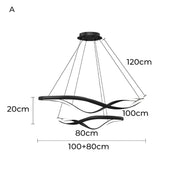 Rowan Beam Aluminum Chandelier — gallery image 19
