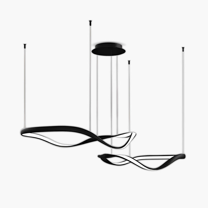 Rowan Beam Aluminum Chandelier — gallery image 1