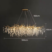 Sorrel Beam Crystal Chandelier — gallery image 21