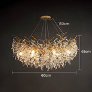 Sorrel Beam Crystal Chandelier — gallery image 19