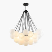 Tilden Beam Glass Cluster Chandelier — gallery image 1