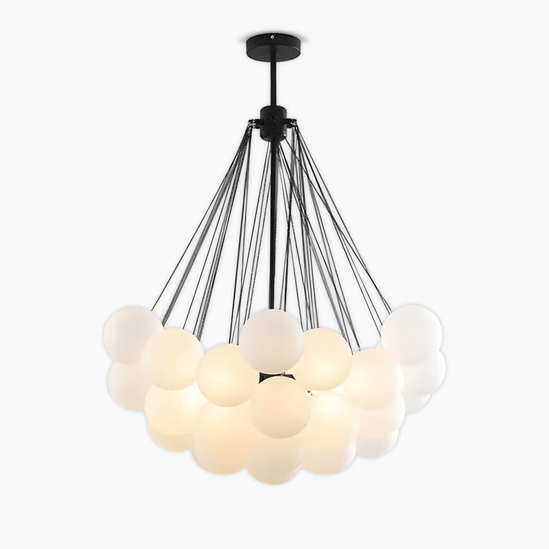 Tilden Beam Glass Cluster Chandelier — gallery image 1
