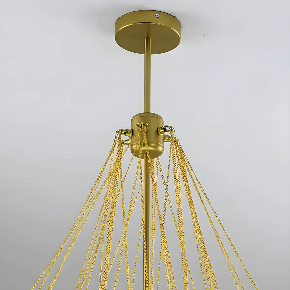 Tilden Beam Glass Cluster Chandelier — gallery image 14
