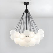 Tilden Beam Glass Cluster Chandelier — gallery image 9