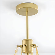 Tilden Beam Glass Cluster Chandelier — gallery image 15